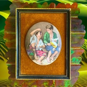 Vintage Murillo Bone China Miniature “Little Beggar Boys”